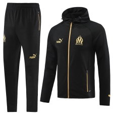 23 Marseille black hoodie suit